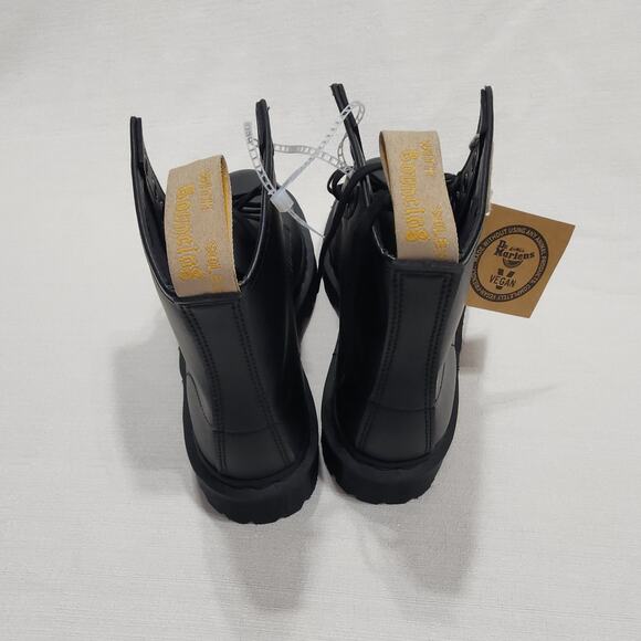 Dr. Martens Vegan Leather ALL BLACK UNISEX US SIZE (7M) AND (8W) - Picture 3 of 8